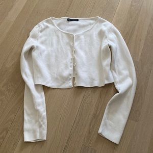 Brandy Melville cropped cotton cardigan. One size.